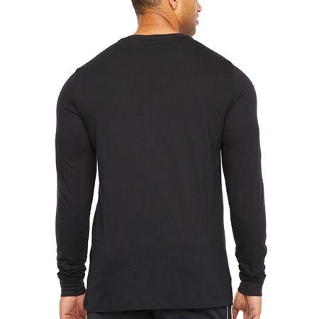 Nike Sportswear Long - Sleeve Logo T - Shirt - Black