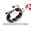 OM Double-Layer Spaced 7-Chakra / Lava Stone Adjustable Healing Bracelet