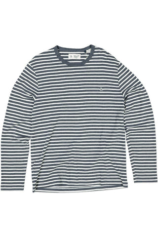 ORIGINAL PENGUIN BRETON STRIP WHITE SHIRT