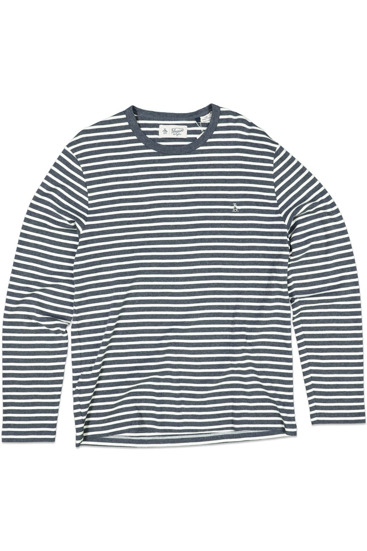 ORIGINAL PENGUIN BRETON STRIP WHITE SHIRT