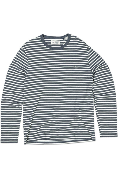 ORIGINAL PENGUIN BRETON STRIP WHITE SHIRT