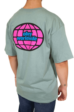 Obey SAGE Global Worldwide Basic Short Sleeve T-shirt thumbnail 2