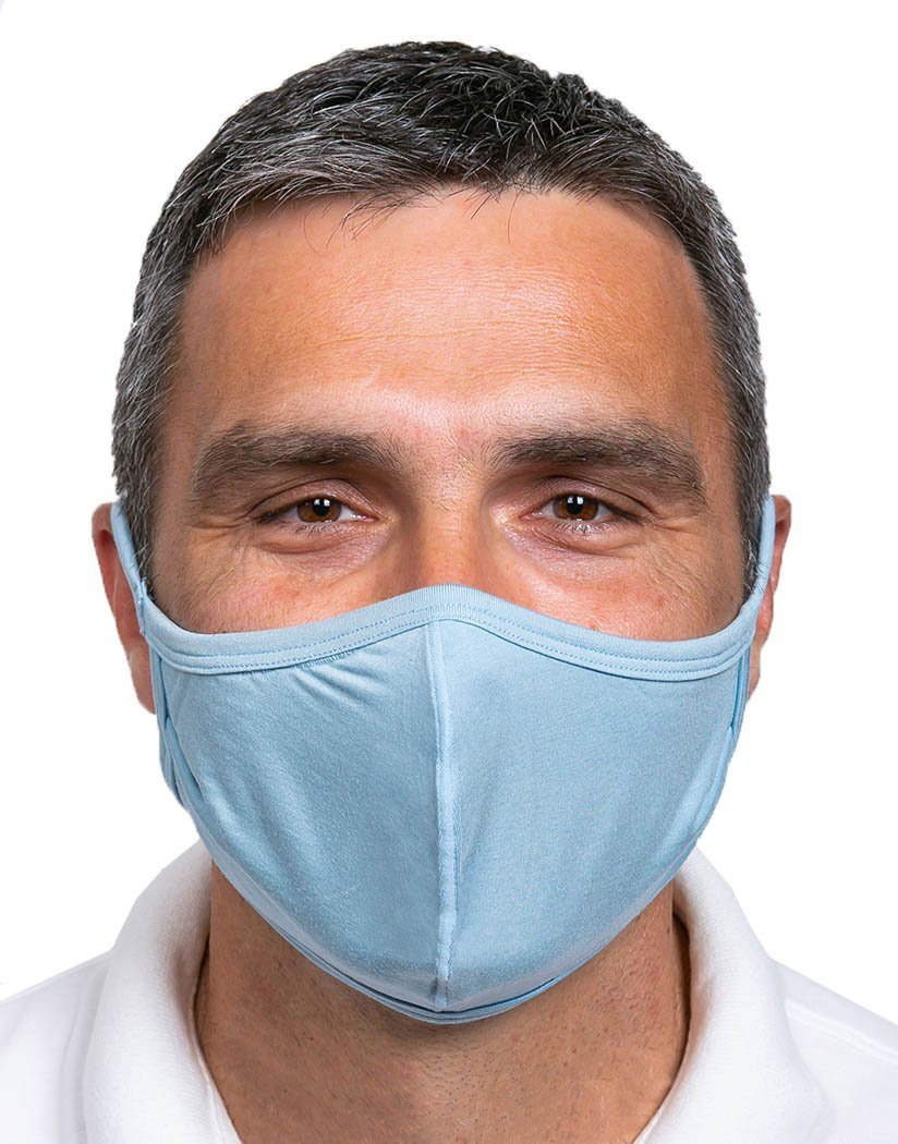 Face Mask Use Blue Obviously Light Blue Reusable Face Mask | CheapUndies