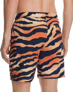 Onia Charles Animal Spray Print Swim Trunks Deep Navy thumbnail 2