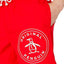 Original Penguin Stamp Logo Swim Short in Flame Scarlet
