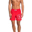 Original Penguin Stamp Logo Swim Short in Flame Scarlet