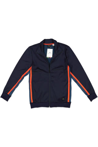 PAUL SMITH STRIPE TRACK JACKET NAVY