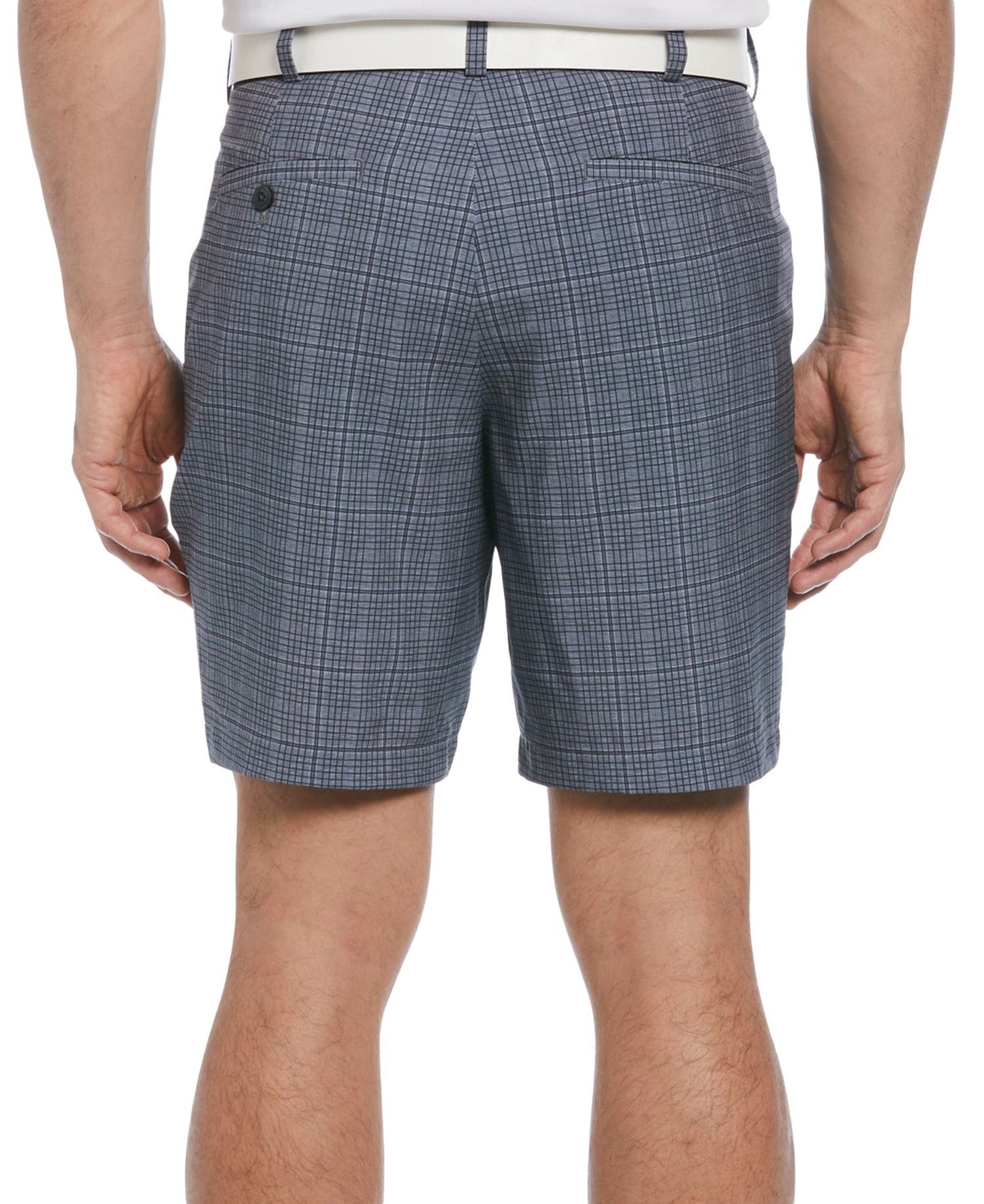 PGA TOUR Check Print Performance 8" Golf Shorts