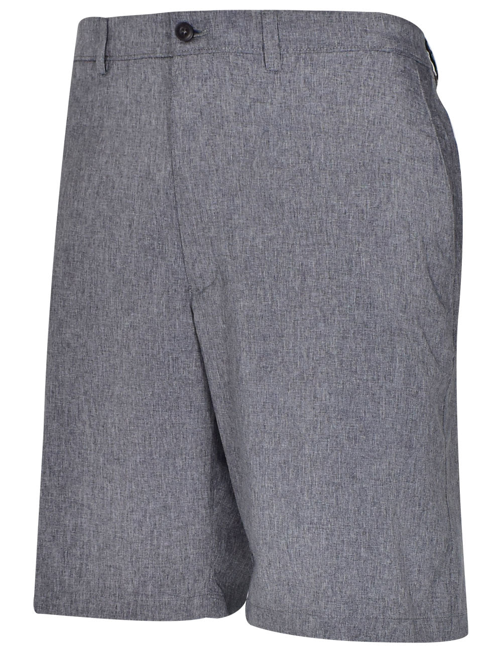 PGA TOUR Heather Flat Front Golf Short with Active Waistband Grey 42