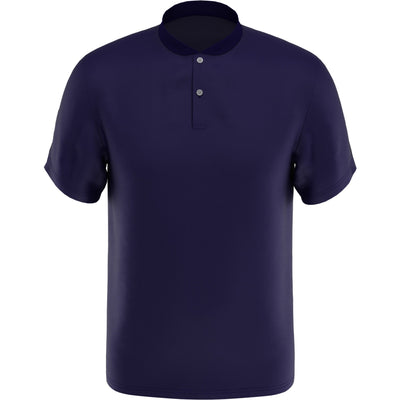 PGA TOUR Piqu © Short Sleeve Polo with New Casual Collar navy