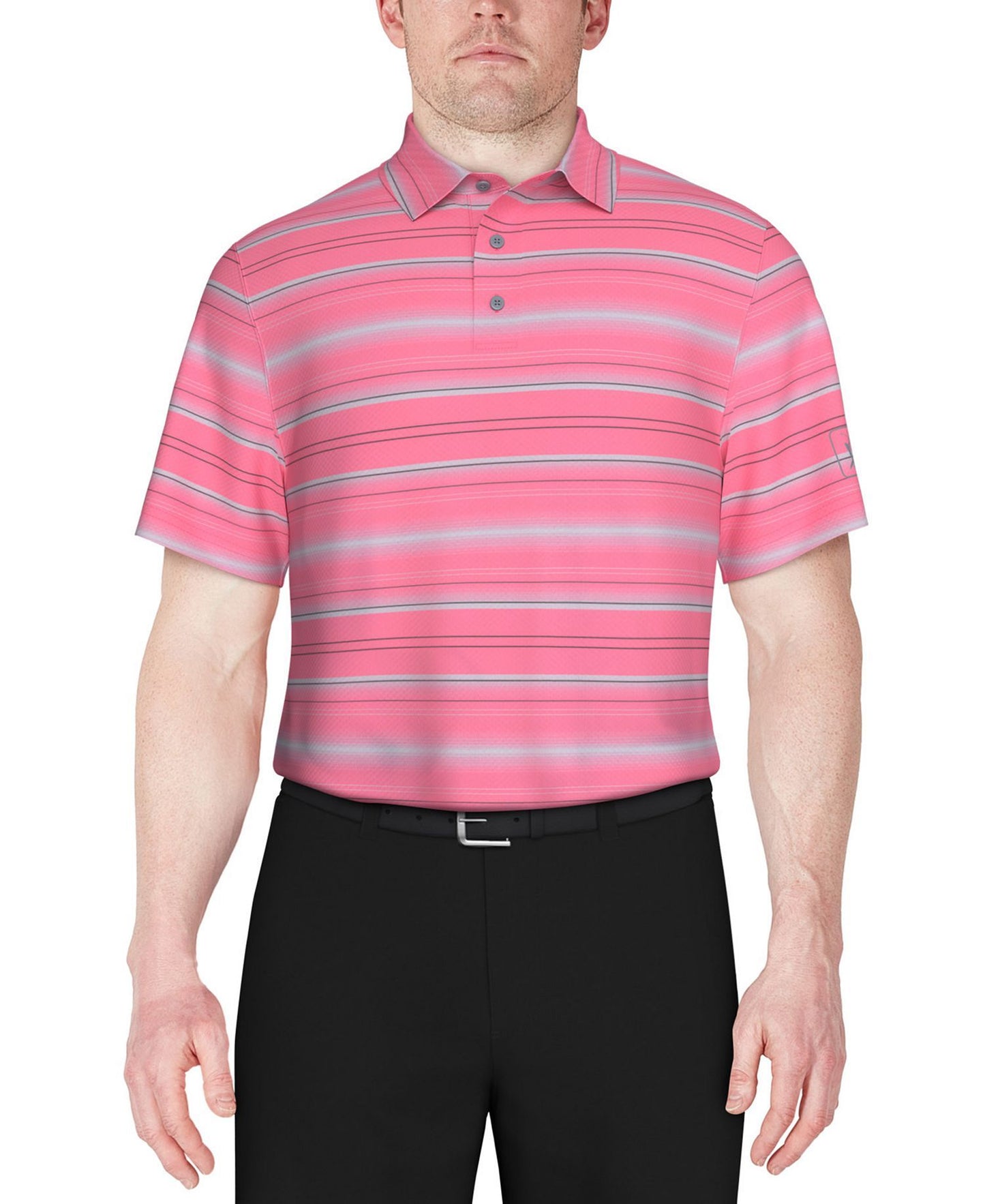 PGA TOUR Stretch-Performance Stripe Polo Shirt