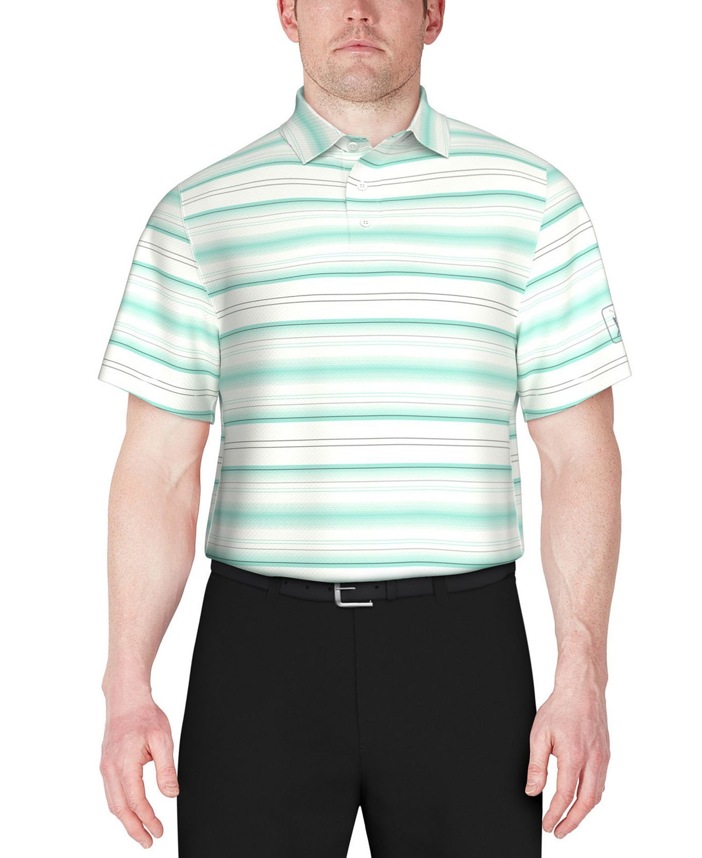 PGA TOUR Stretch-Performance Stripe Polo Shirt