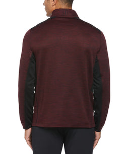 PGA TOUR Two-Tone Space-Dyed Quarter-Zip Golf Pullover thumbnail 2