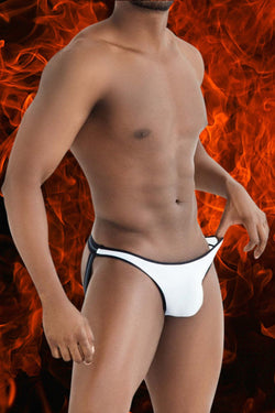 PPU 2309 Microfiber Jockstrap Color White thumbnail 3