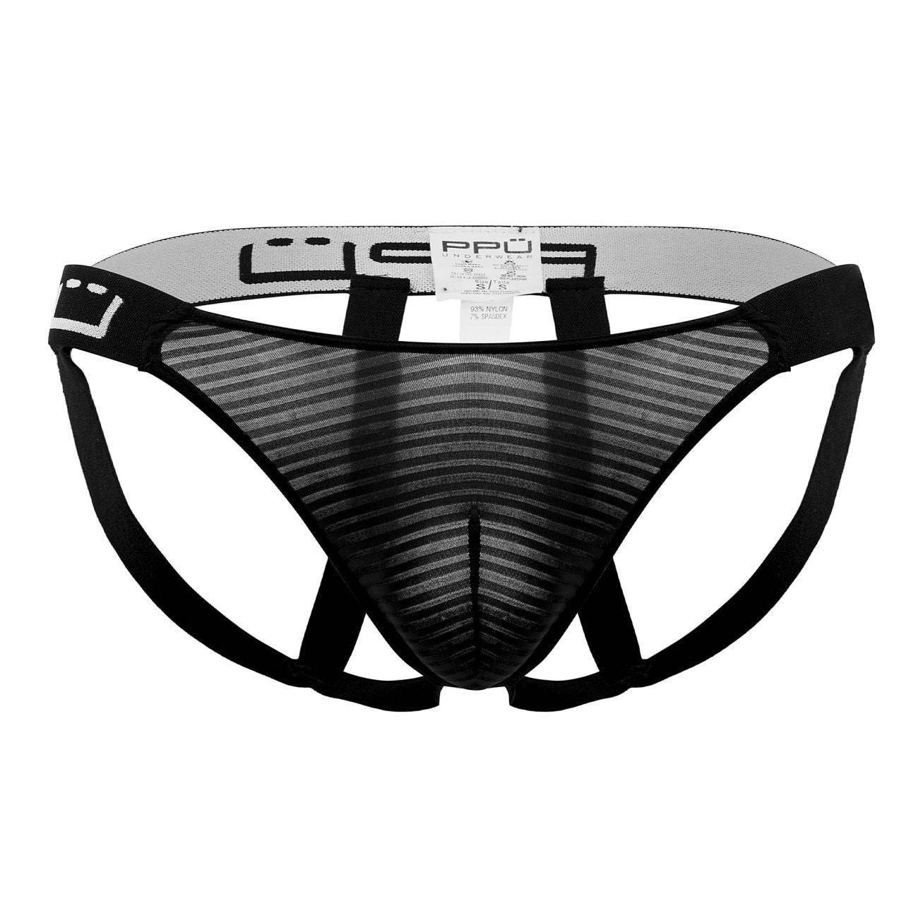 PPU 2311 Microfiber Jockstrap Color Black CheapUndies