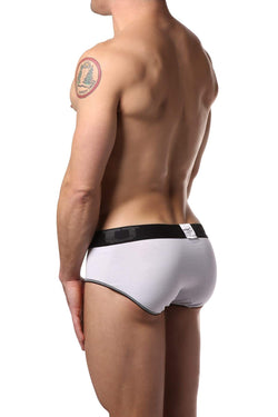 PPÜ White Contrast-Trim Brief thumbnail 2