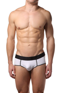 PPÜ White Contrast-Trim Brief thumbnail 1