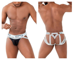 PPU Men's Underwear 2305 Mesh Jockstrap Color White thumbnail 1