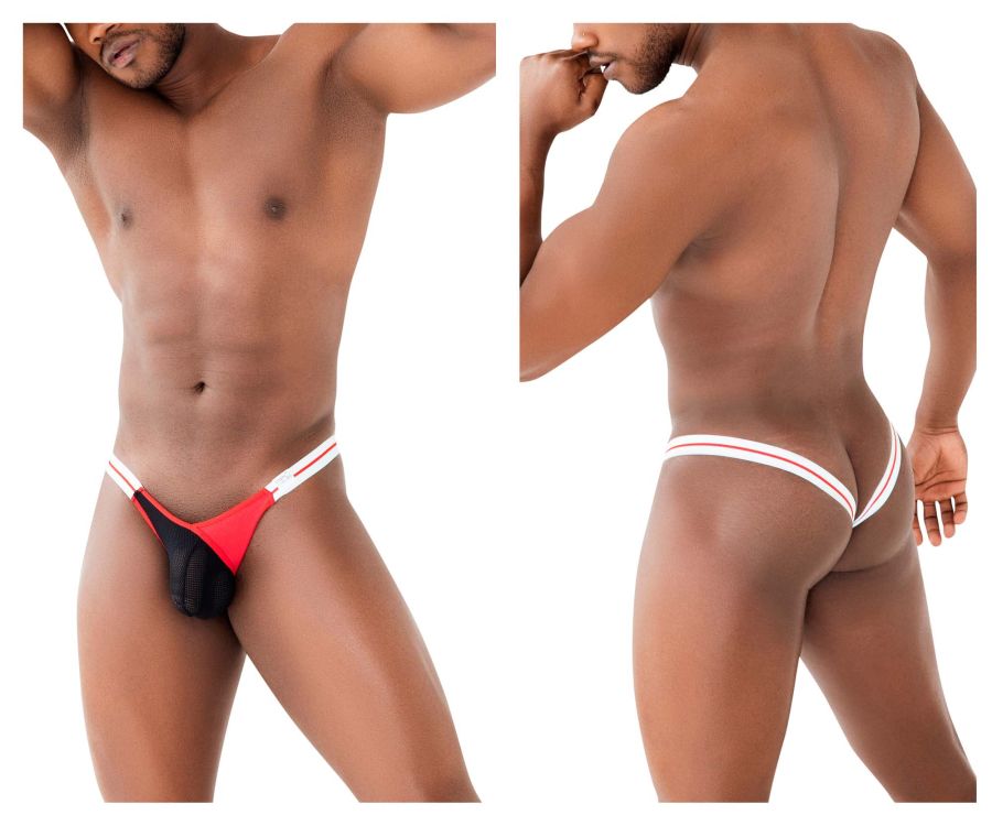 PPU Men's Underwear 2306 Thong or Jockstrap Color Red