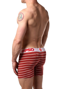 PSD Brick-Red Striped Void Boxer Brief thumbnail 2