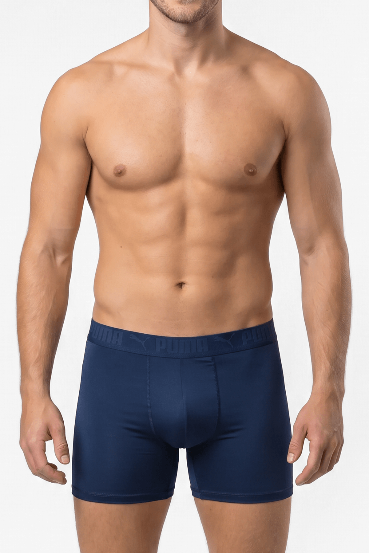PUMA Navy Blue Boxer Briefs - PUM-QK39