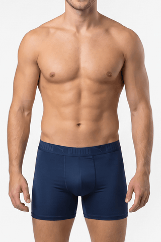 PUMA Navy Blue Boxer Briefs - PUM-QK39