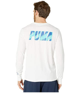 PUMA Trail Long Sleeve Tee White