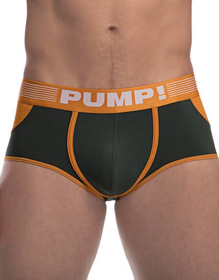PUMP! Green Khaki Squad Access Bottomless Boxer Trunk