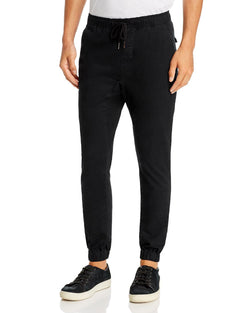 Pacific & Park Core Twill Slim Fit Jogger Pants Black thumbnail 1