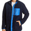 Pacific & Park Sherpa Fleece Jacket Navy/Blue