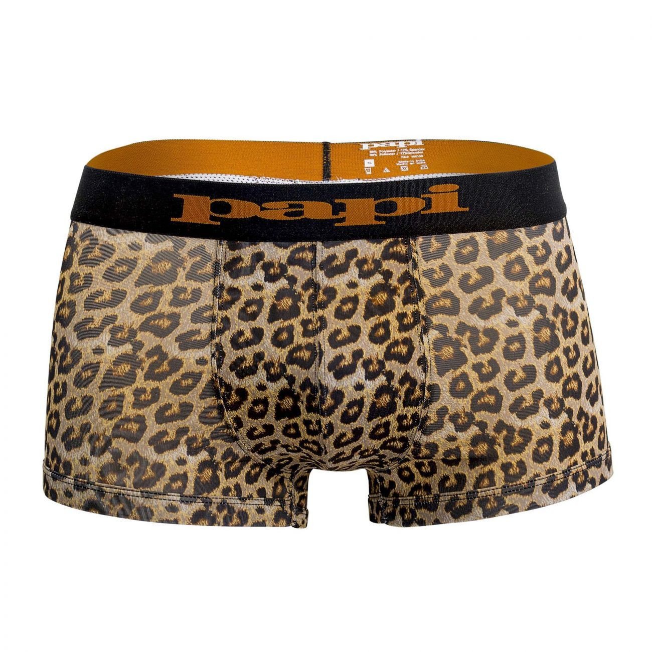 Papi 626633-900 Animal Instinct Leopard Trunks