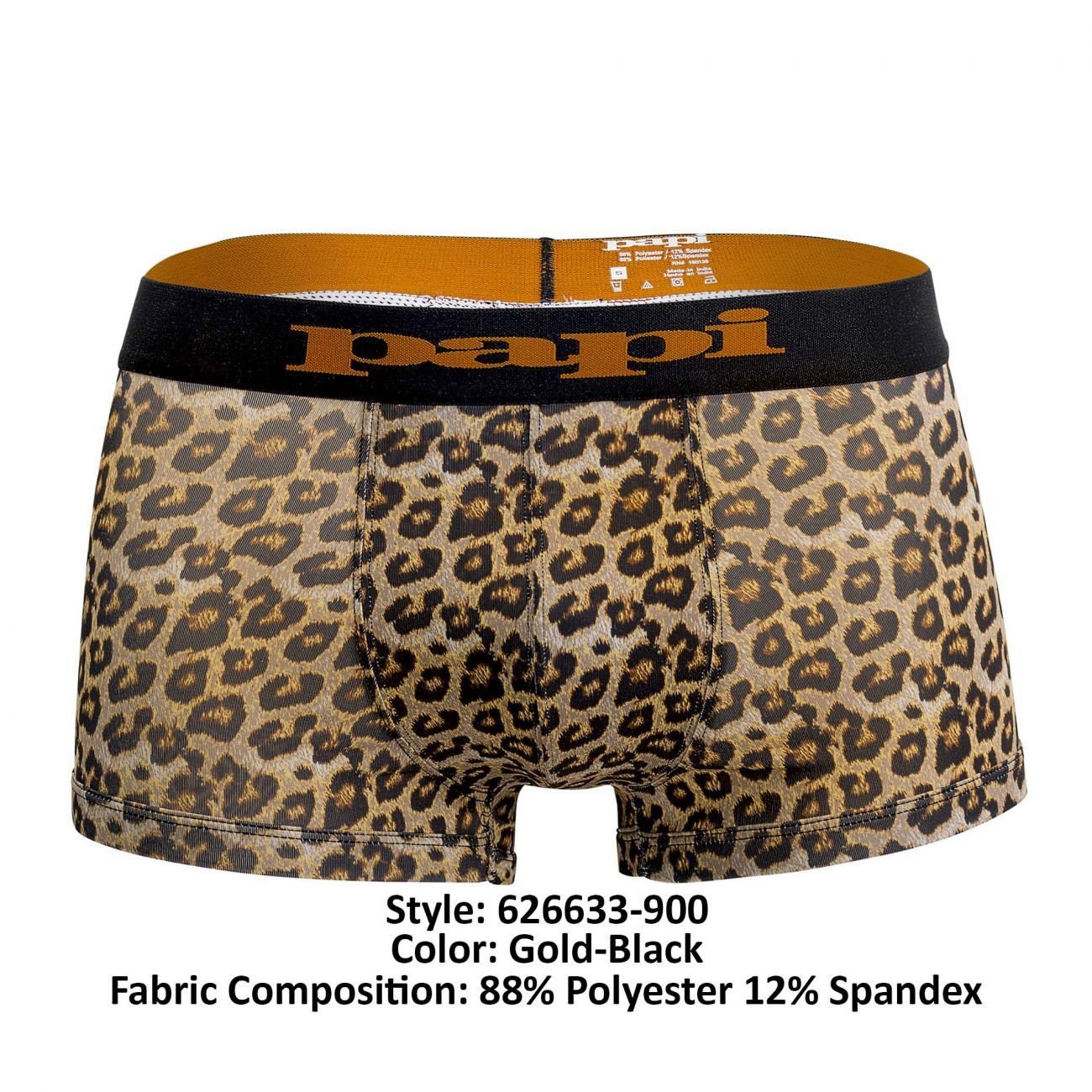 Papi 626633-900 Animal Instinct Leopard Trunks