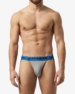 Papi Alloy and Black 2-Pack Microfiber Jockstraps thumbnail 4