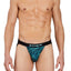 Papi Aqua Glitch Print Jock