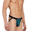 Papi Aqua Glitch Print Jock