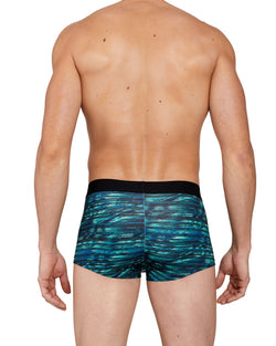 Papi Aqua Glitch Print Microfiber Trunk thumbnail 3