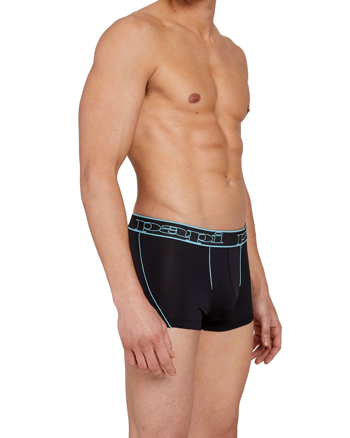 Papi Aqua Splash and black 2-Pack Performance Trunks