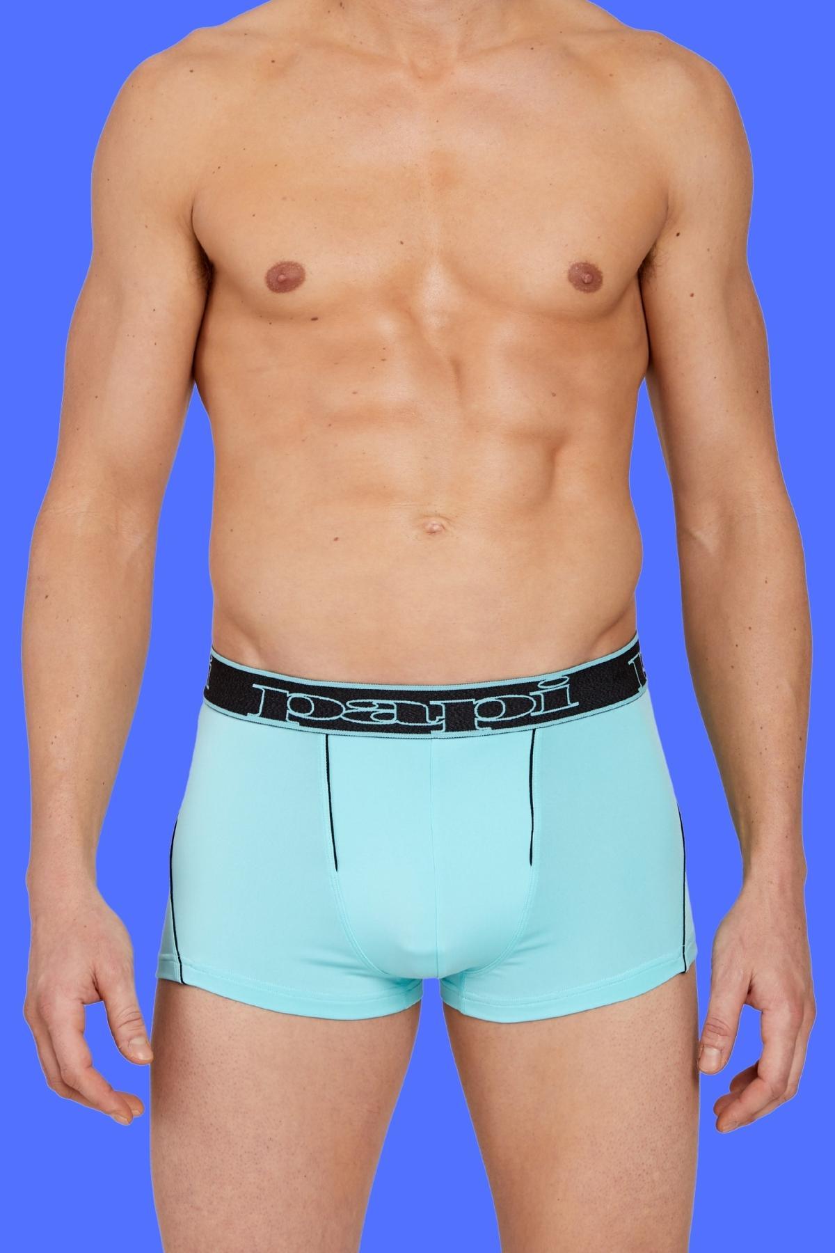 Papi Aqua Splash and black 2-Pack Performance Trunks