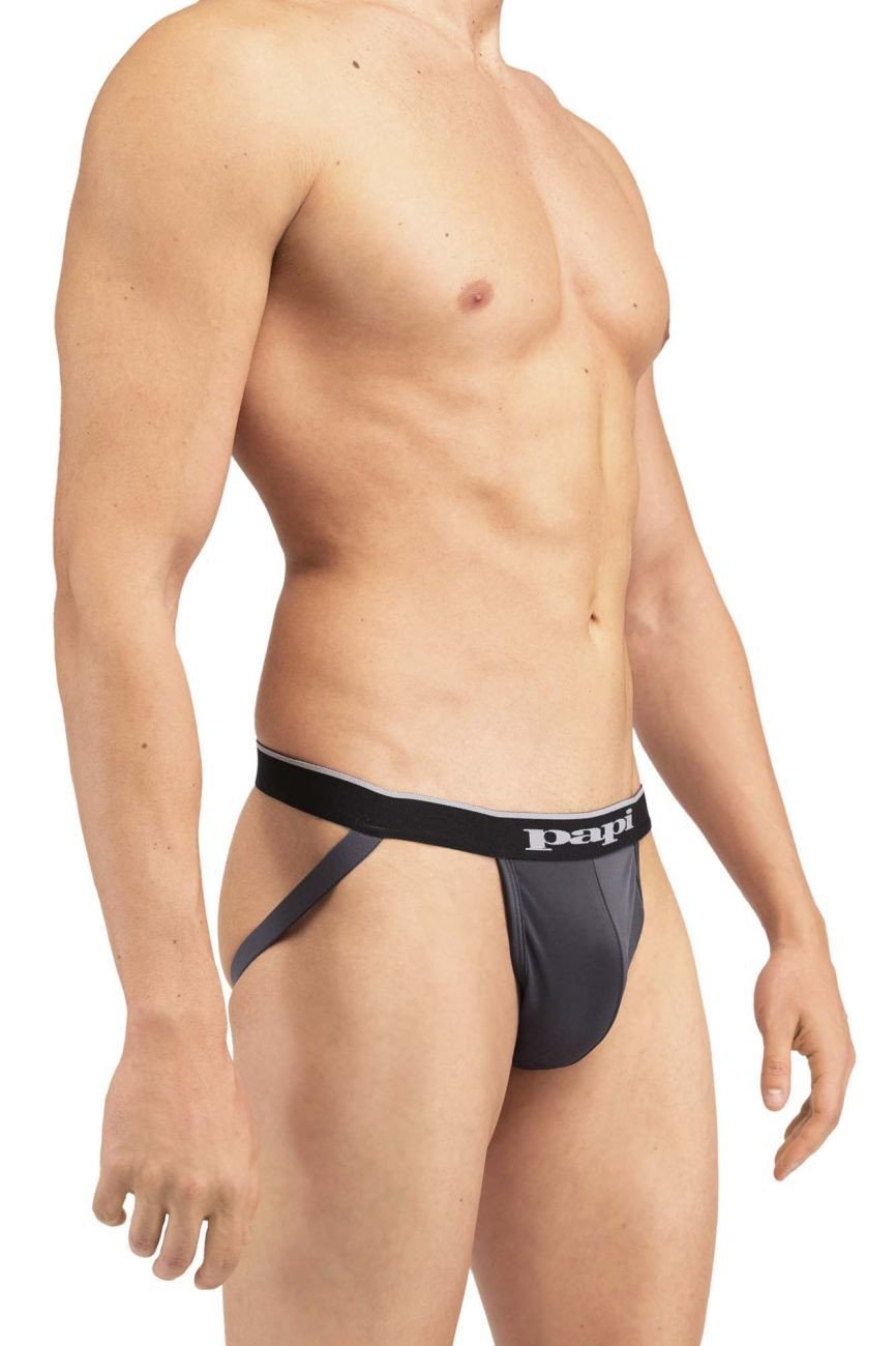 Papi Black And Grey UMPA006 2PK Jockstraps