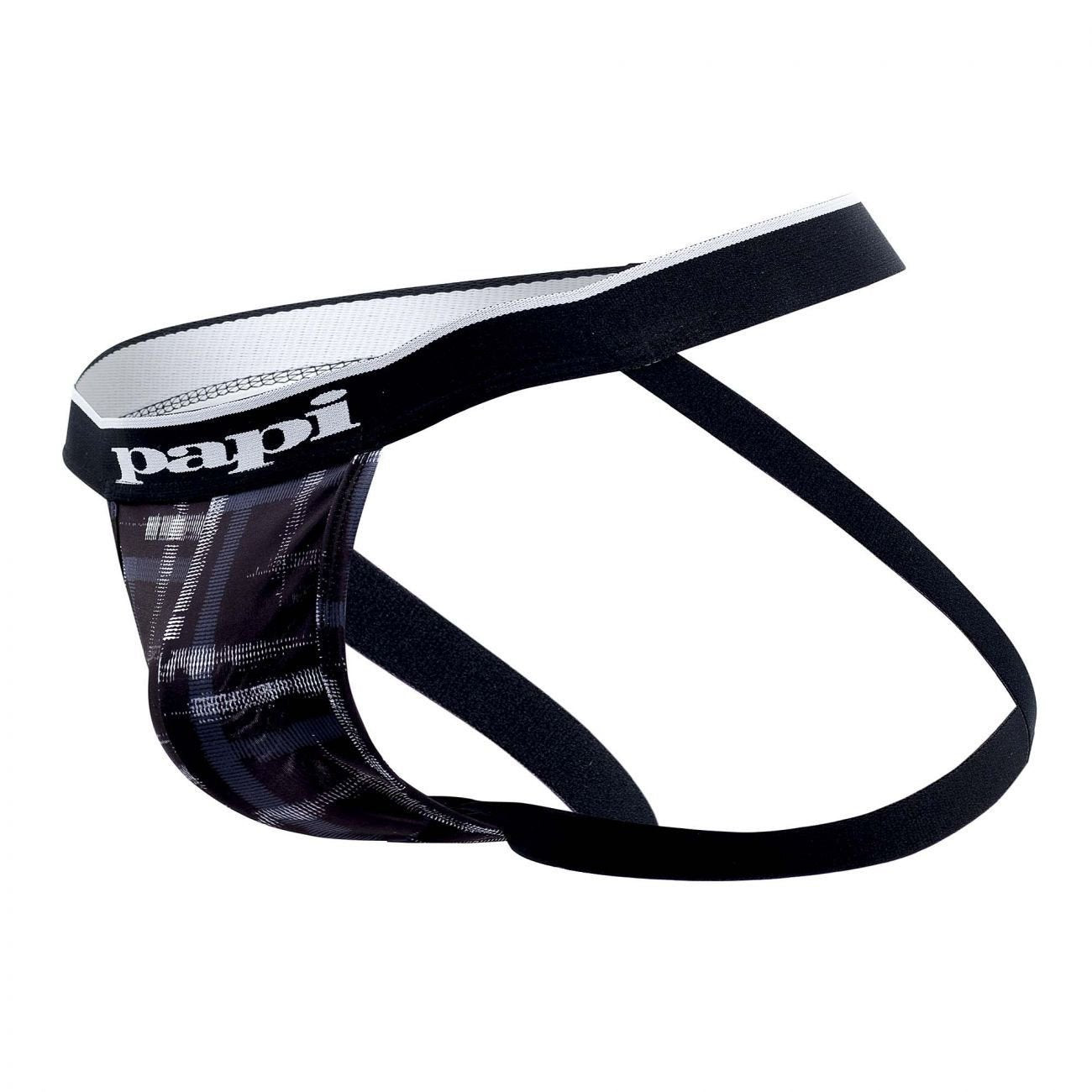 Papi Black And Grey UMPA006 2PK Jockstraps