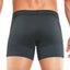 Papi Black/Grey Microflex Pencil Stripe Boxer Brief