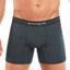 Papi Black/Grey Microflex Pencil Stripe Boxer Brief
