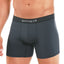 Papi Black/Grey Microflex Pencil Stripe Boxer Brief