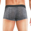 Papi Black/Grey Microflex Stripe Brazilian Trunk