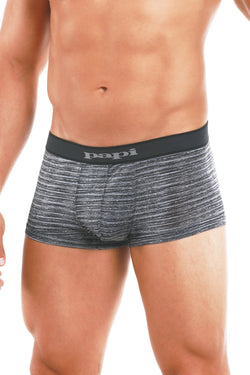 Papi Black/Grey Microflex Stripe Brazilian Trunk thumbnail 2
