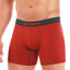 Papi Black/Red Microflex Pencil Stripe Boxer Brief