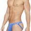 Papi Black Red Turquoise 705910-999 3-pack Rib Jockstraps
