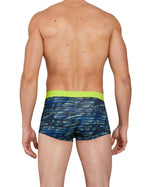 Papi Lime Glitch Print Microfiber Trunk
