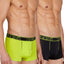Papi Lime Punch and Black 2-Pack Performance Trunks