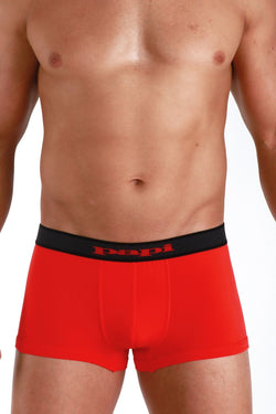 Papi Red Microflex Peached Single Solid Brazilian Trunk thumbnail 1